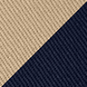Khaki/Navy Stripe