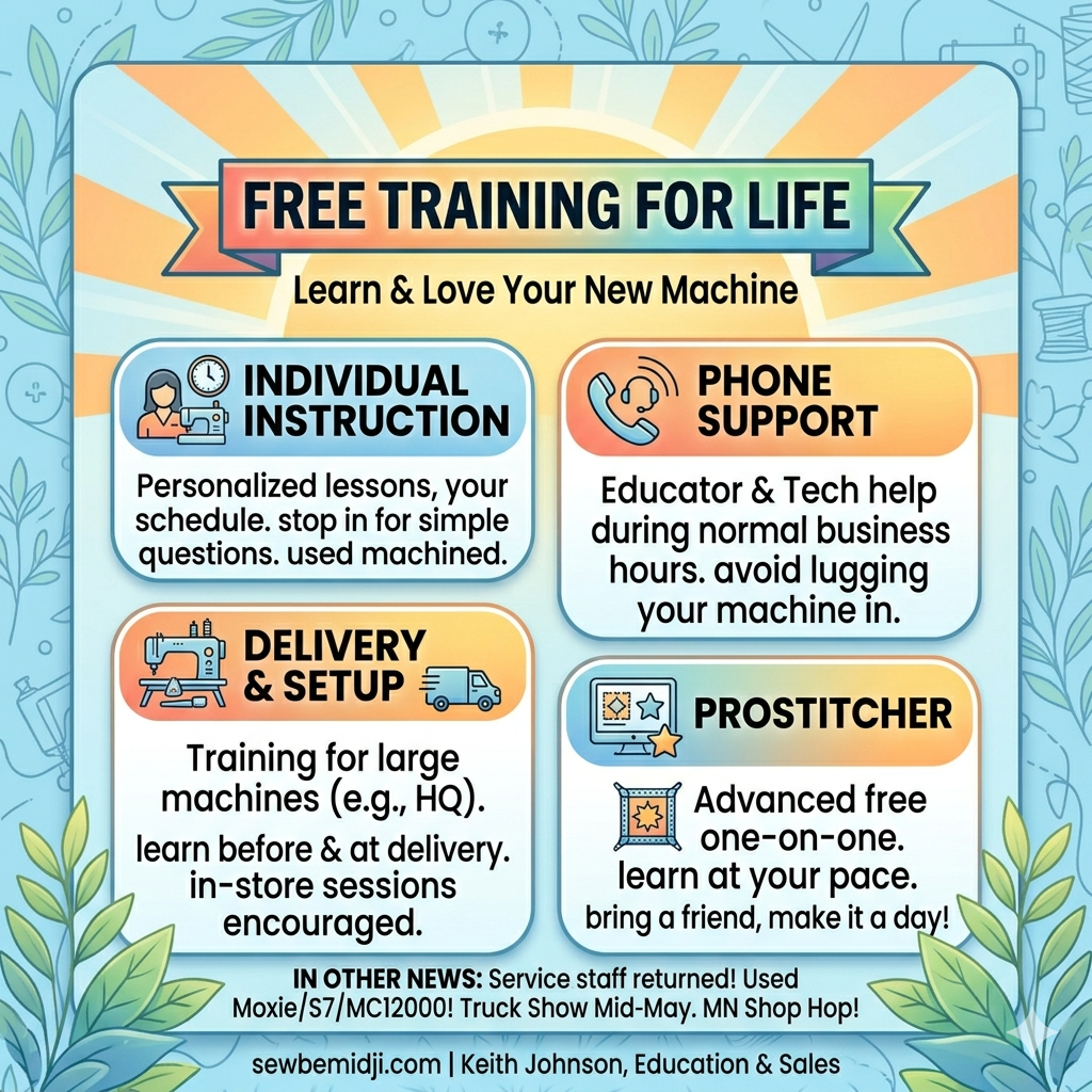 store update about training for life